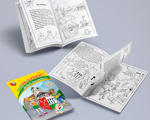 Ausmal-Broschüre